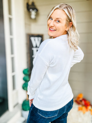 THANKFUL Cozy Long Sleeve Knit Top