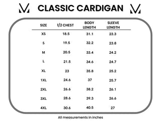 IN STOCK Classic Cardigan - Sunset Floral