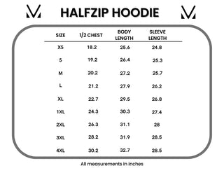 IN STOCK Classic Halfzip Hoodie - Rainbow Stripes and Sun Kissed Coral