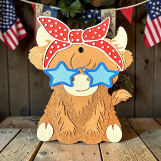 MADE TO ORDER Red, White, and Moo Freshie