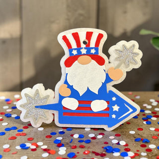 MADE TO ORDER Firecracker Gnome Freshie