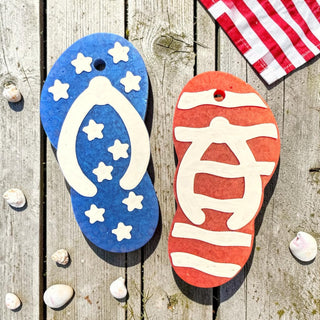 MADE TO ORDER Dangle Flip Flops Freshie