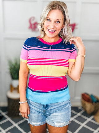 Sounds Great Striped Top