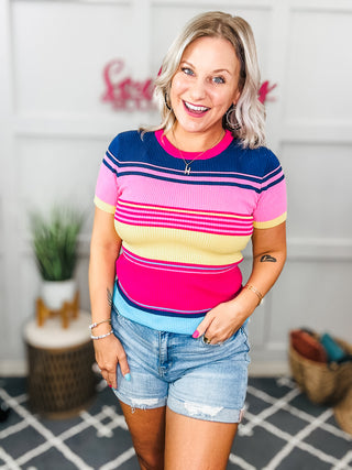 Sounds Great Striped Top