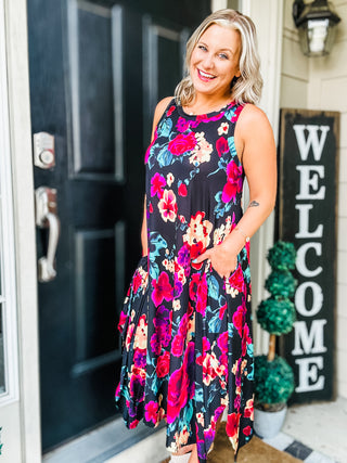 Sway My Way Floral Dress