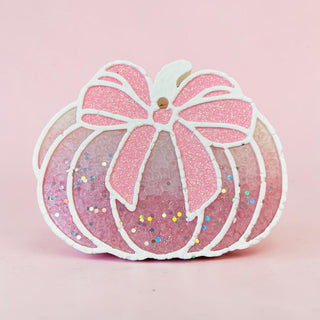 MADE TO ORDER Pink Sparkle Pumpkin Freshie