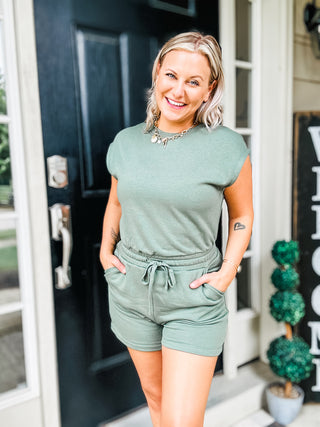 One More Rep Dolman Sleeve Romper