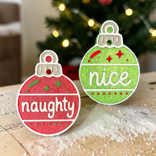 MADE TO ORDER Naughty and Nice Dangle Freshie