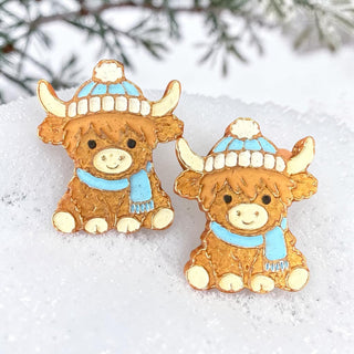 MADE TO ORDER Winter Cow Vent Clips and Magnets