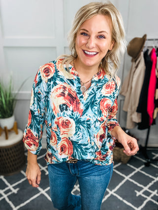 Whisked Away Floral Top