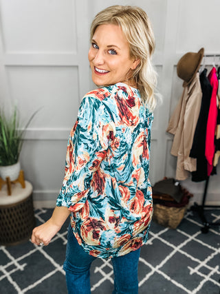 Whisked Away Floral Top