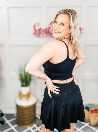 Hot Yoga Tank in Black