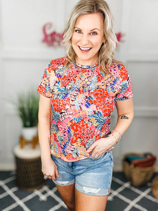 Flowers Everywhere Floral Top II