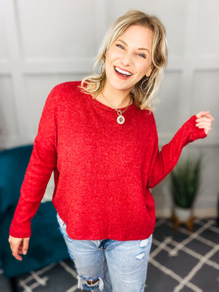 Bring On the Breeze Long Sleeve Ribbed Sweater