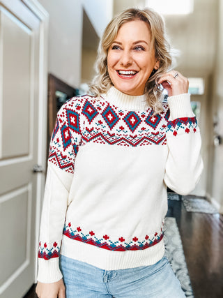 Deck the Halls Cozy Knit Sweater