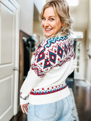 Deck the Halls Cozy Knit Sweater