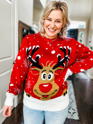 Run Run Reindeer Holiday Sweater