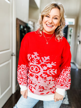 Suzi Snowflake Holiday Sweater