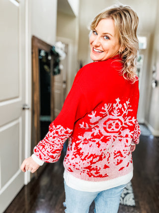 Suzi Snowflake Holiday Sweater