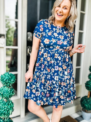 French Friday Floral Dress