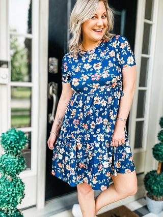 French Friday Floral Dress