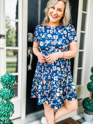 French Friday Floral Dress