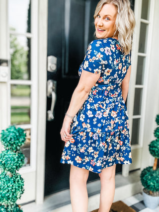 French Friday Floral Dress