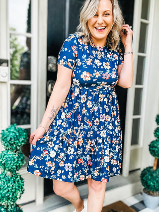 French Friday Floral Dress