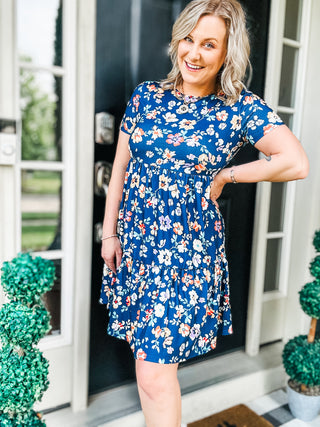 French Friday Floral Dress