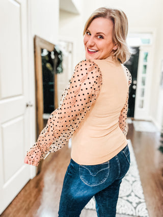 Dots on My Sleeves Blouse II