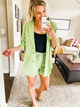 Ray of Sunshine Linen Blazer