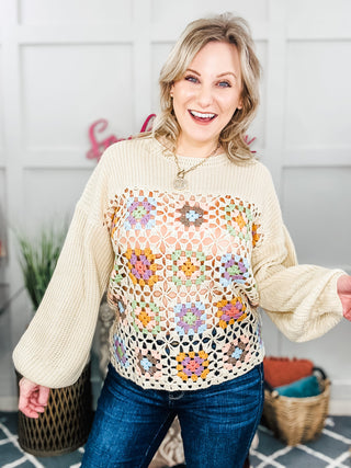 Square Dance Granny Square Sweater II