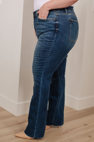 Judy Blue Squad Goals Raw Hem Bootcut Jeans