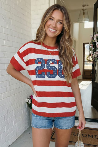 Stars and Stripes '250' Top