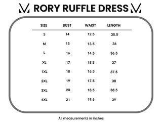 IN STOCK Rory Ruffle Dress - Golden Floral