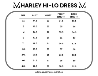 IN STOCK Harley High-Low Dress - Navy Citrus