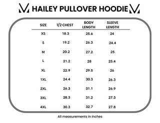 IN STOCK Hailey Pullover Hoodie - Blush Floral and Stripes