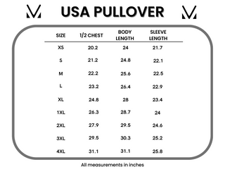 IN STOCK USA Pullover - White