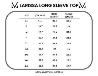 IN STOCK Larissa Long Sleeve - Blue