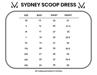 IN STOCK Sydney Scoop Dress - Aqua Floral