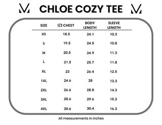 IN STOCK Chloe Cozy Tee - Sun Kissed Coral