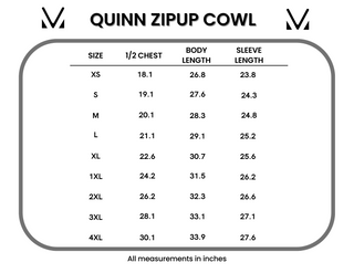 IN STOCK Quinn ZipUp Cowl - Evergreen