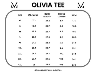 IN STOCK Olivia Tee - Charcoal