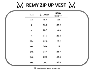 IN STOCK Remy Zip Up Vest - Dark Camo