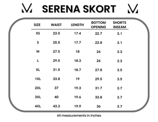 IN STOCK Serena Luxe Skort - Red