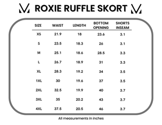 IN STOCK Roxie Ruffle Skort - Navy