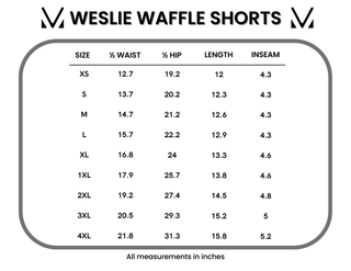 IN STOCK Weslie Waffle Shorts - Turquoise