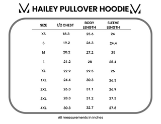 IN STOCK Hailey Pullover Hoodie - Autumn Watercolor and Brick