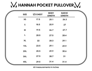 IN STOCK Hannah Pocket Pullover - Red