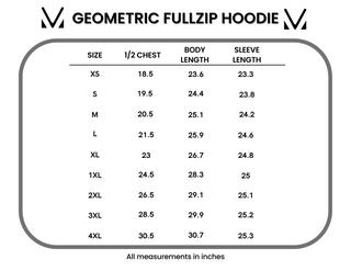 IN STOCK Geometric Fullzip Hoodie - Sage